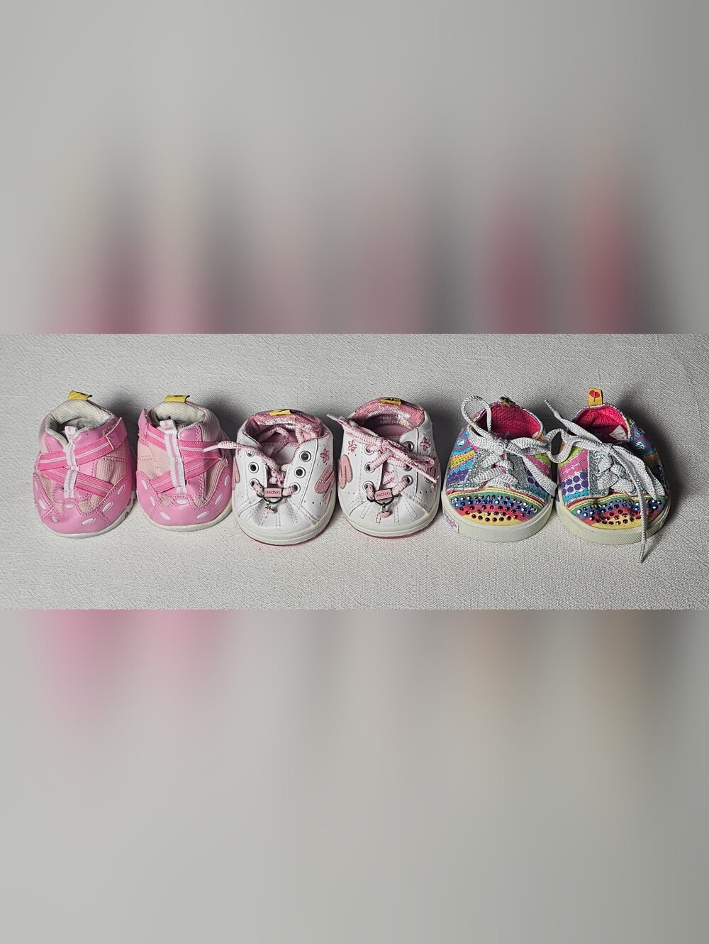 Build-A-Bear Workshop Skechers Shoes Assorted - 3 Pairs
